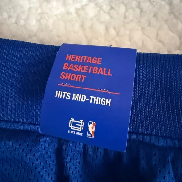 NWT-NBA Philadelphia 76’ers blue Men's basketball Shorts size XXL - Picture 6 of 7